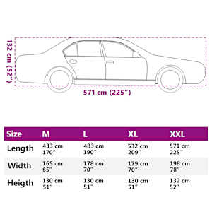 Autopotah pro sedan s popruhy na přezky celý stříbrný XXL - obrázek 11