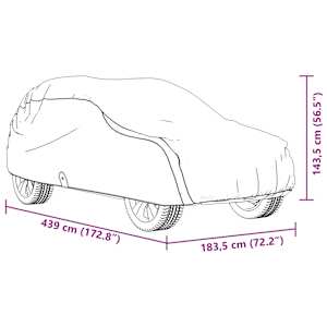 Autopotah pro SUV celý šedý M netkaná textilie - obrázek 10