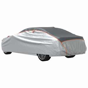 Autopotah pro sedan proti kroupám celý M šedý a stříbrný - obrázek 7