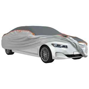 Autopotah pro sedan proti kroupám celý XXL šedý a stříbrný - obrázek 4