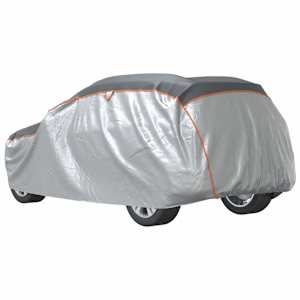 Autopotah pro SUV ochrana proti kroupám celý M šedý a stříbrný - obrázek 7