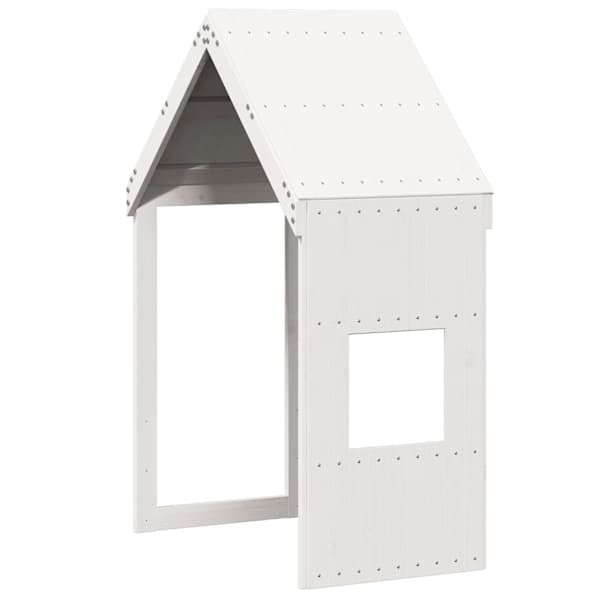 vidaXL lastevoodi katus, valge, 55 x 99 x 139,5 cm, m&auml;nnipuit