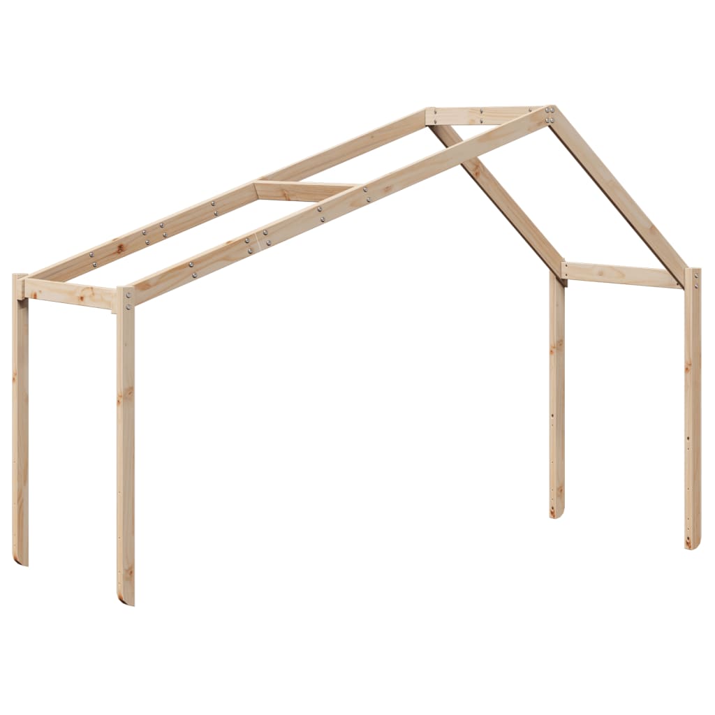 vidaXL Střecha na dětskou postel 213x95,5x144,5 cm masivní borovice