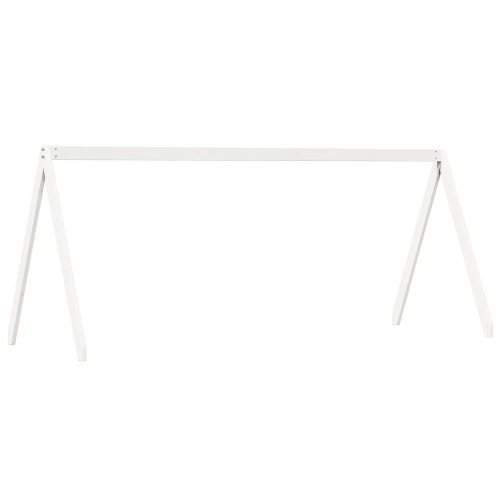 vidaXL Střecha na dětskou postel bílá 209 x 85,5 x 88 cm borové dřevo