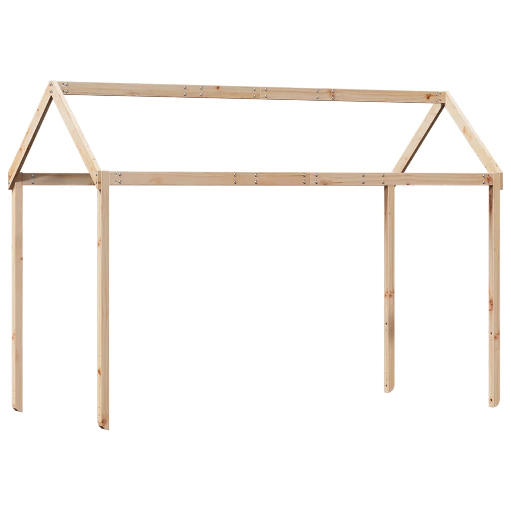 vidaXL Střecha na dětskou postel 207x95,5x159 cm masivní borové dřevo