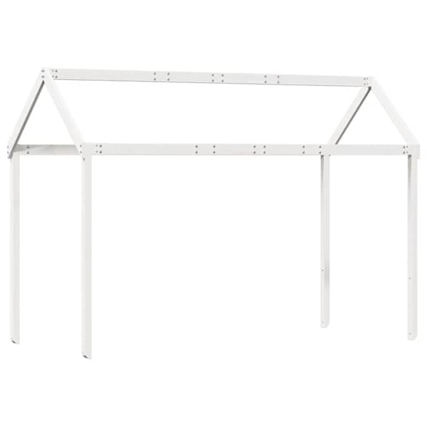 vidaXL lastevoodi katus, valge, 207 x 95,5 x 159 cm, m&auml;nnipuit