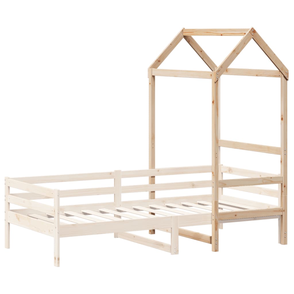 vidaXL Kinderbedhuisje 118x70x176,5 cm massief grenenhout afbeelding