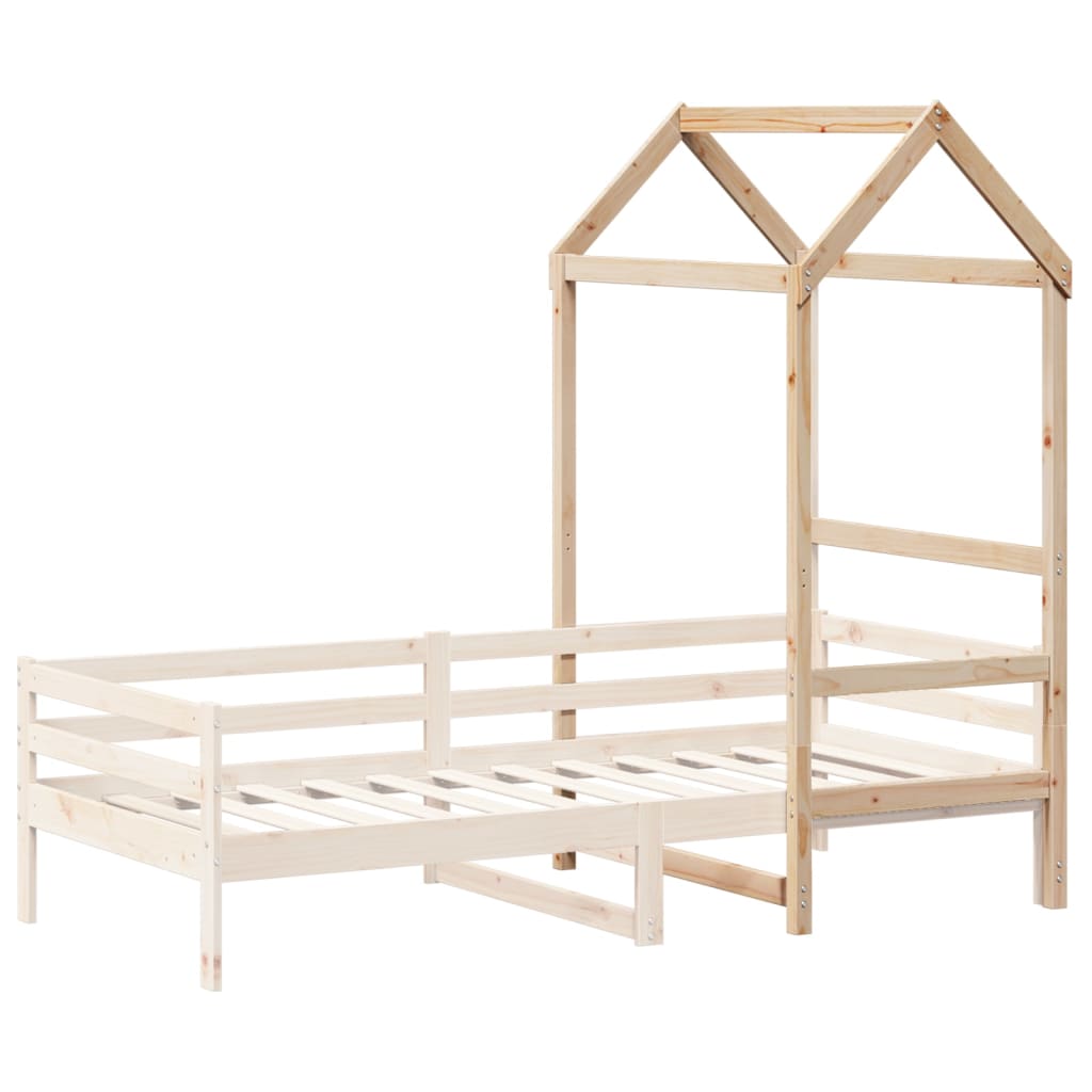 vidaXL Kinderbedhuisje 98x70x176,5 cm massief grenenhout afbeelding