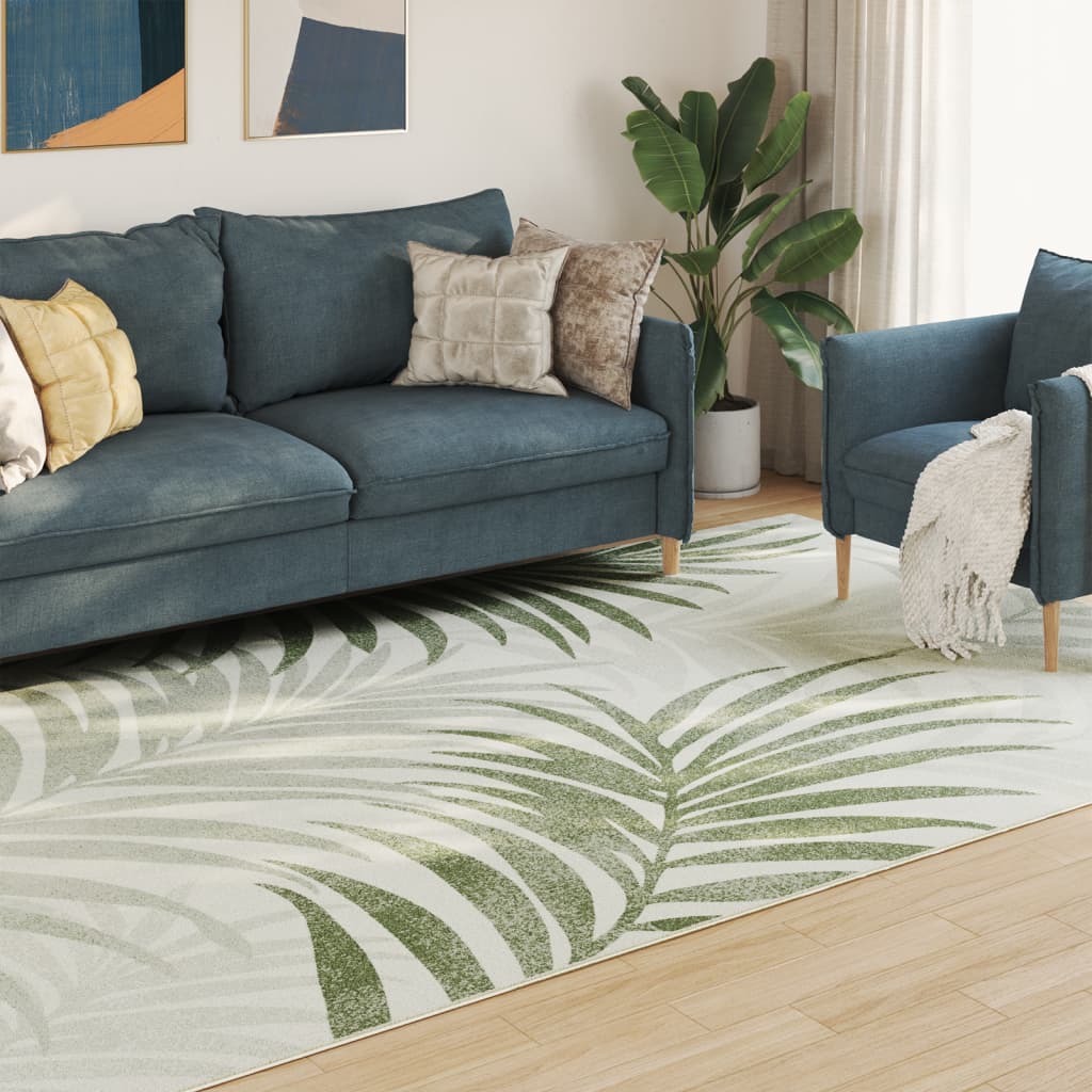 vidaXL Vloerkleed voor binnen buiten laagpolig 190x300 cm meerkleurig afbeelding