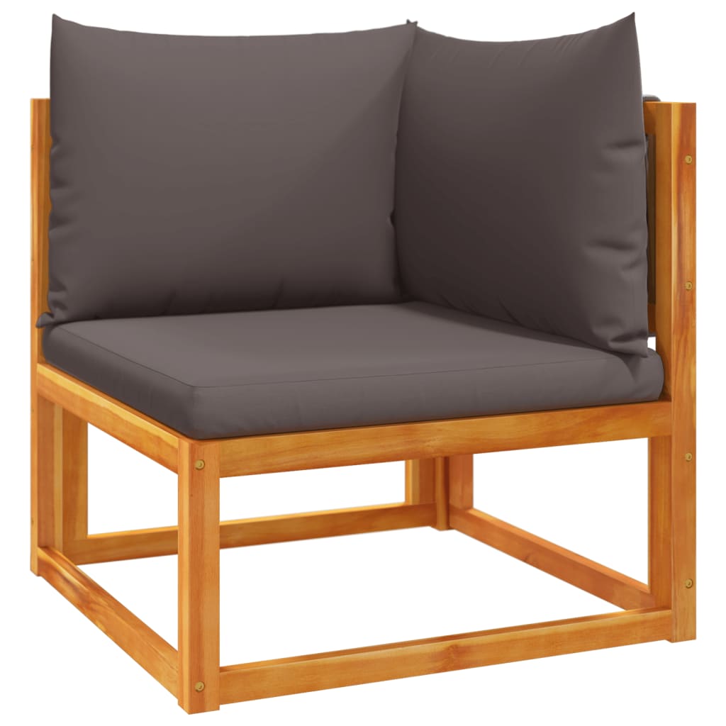 Thumbnail - vidaXL Garten-Ecksofa mit Kissen Massivholz Akazie