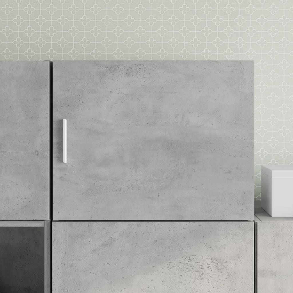 vidaXL Dulap de perete, gri beton, 50x42,5x40 cm, lemn prelucrat
