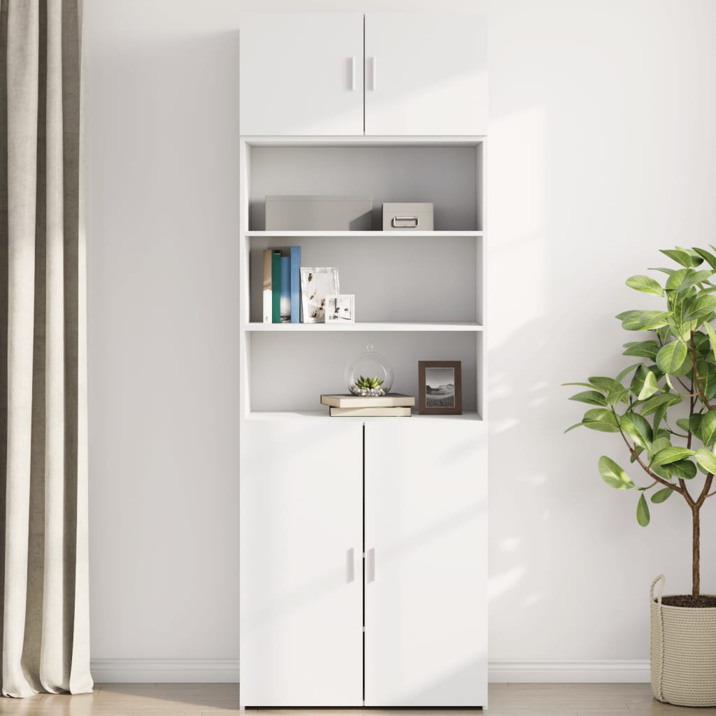 Thumbnail - vidaXL Wandschrank Weiß 80x42,5x40 cm Holzwerkstoff
