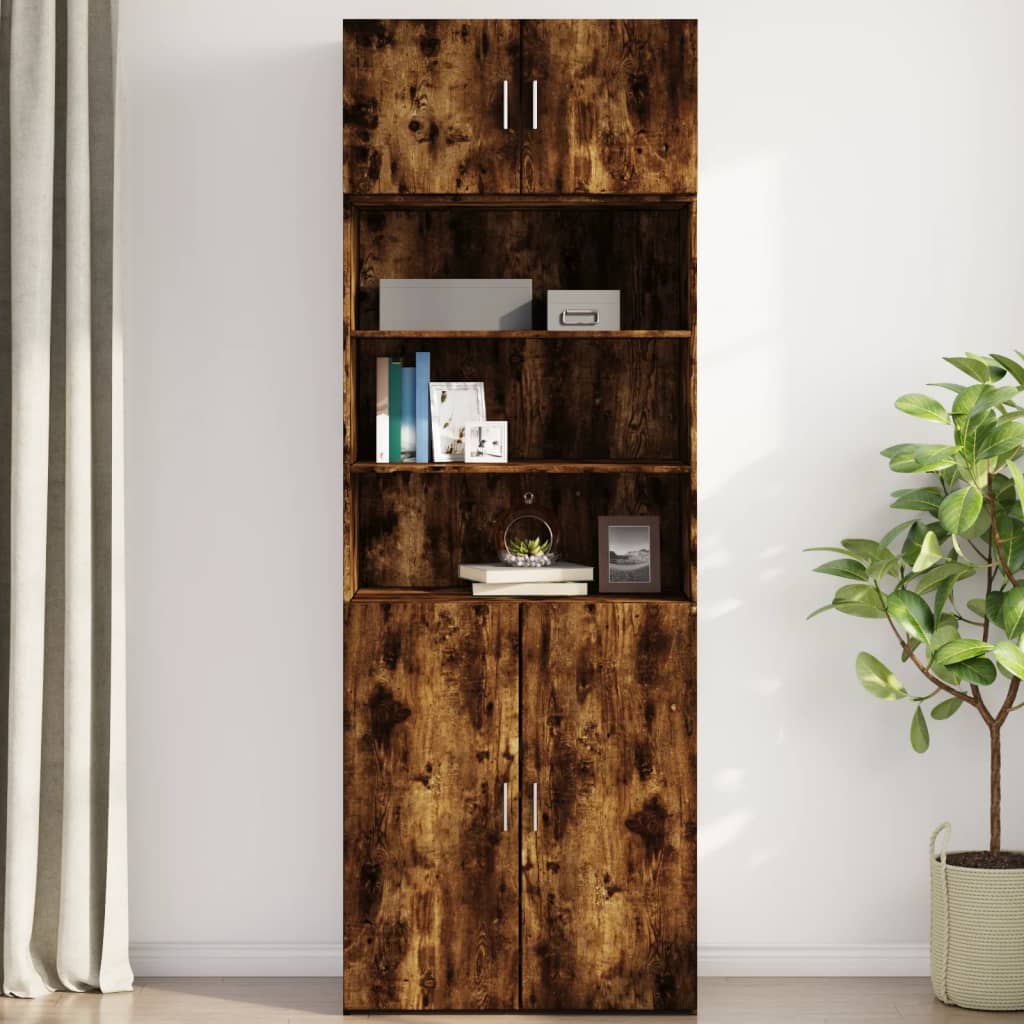 Thumbnail - vidaXL Wandschrank Räuchereiche 80x42,5x40 cm Holzwerkstoff