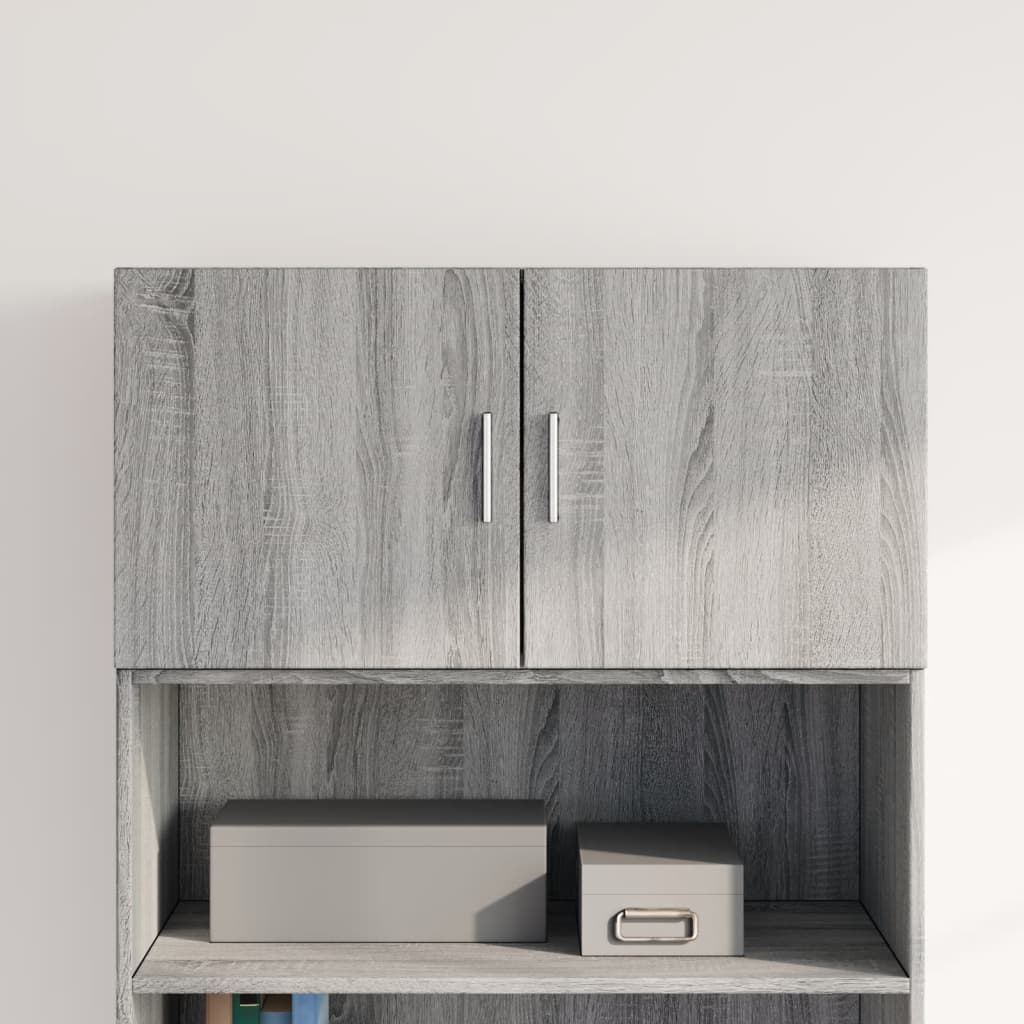 vidaXL Dulap de perete, gri sonoma, 80x42,5x40 cm, lemn compozit