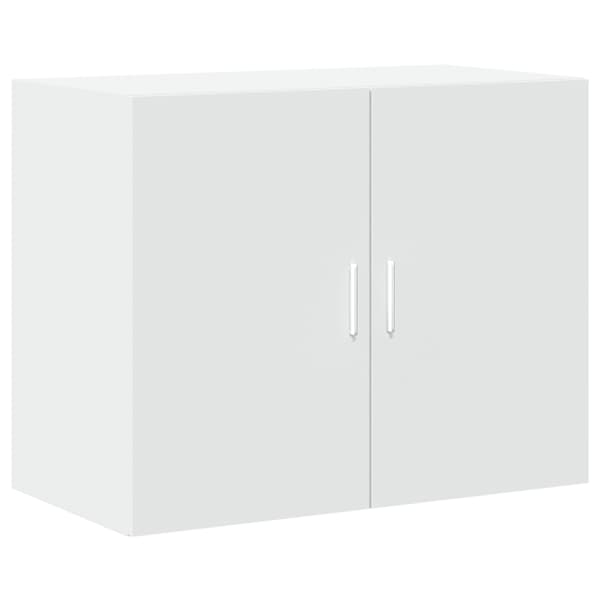 vidaXL seinakapp, valge, 80 x 42,5 x 64 cm, tehispuit