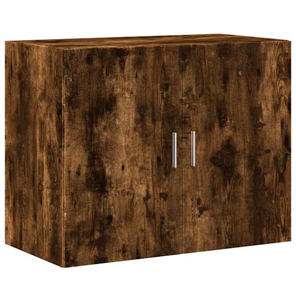 vidaXL seinakapp, suitsutatud tamm, 80 x 42,5 x 64 cm, tehispuit