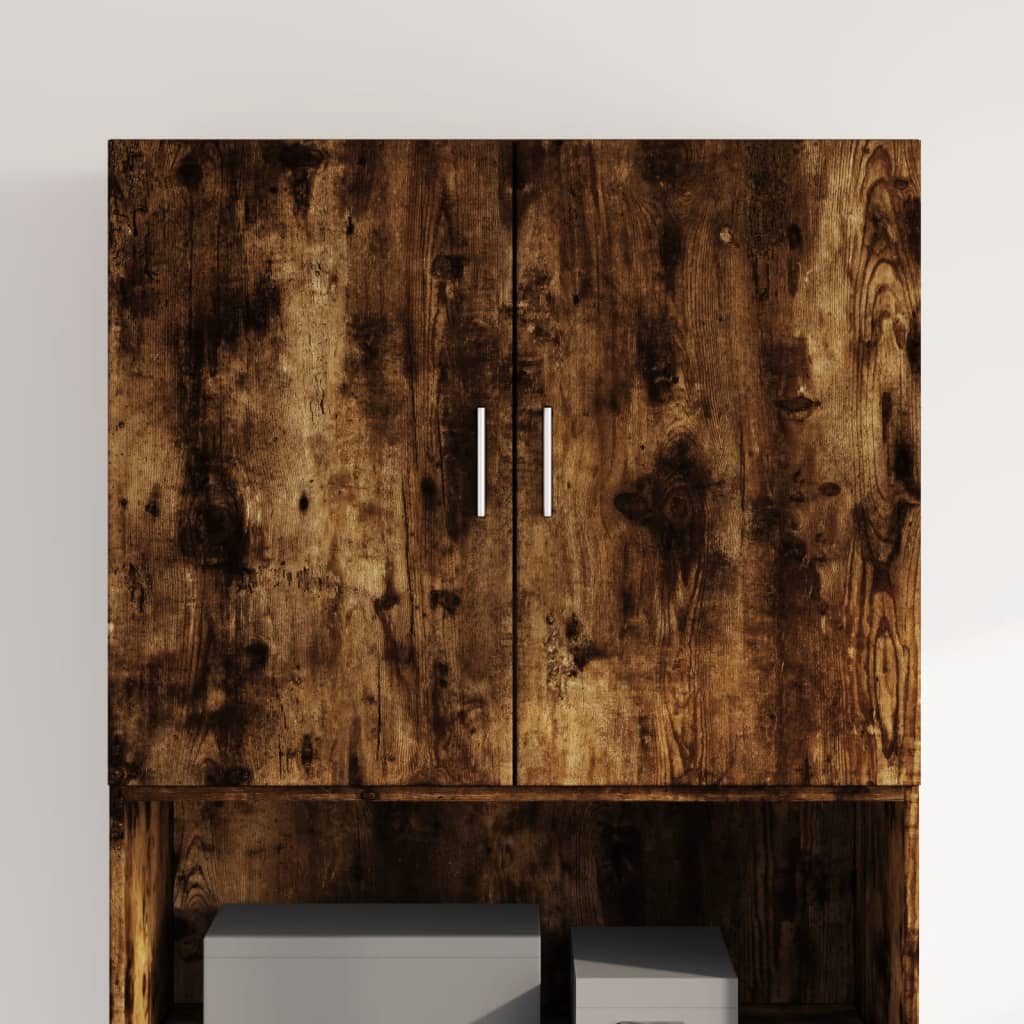 vidaXL Wandschrank Räuchereiche 80x42,5x64 cm Holzwerkstoff