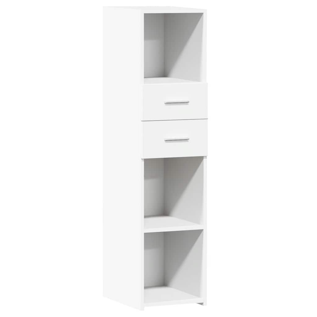 vidaXL Skříň highboard bílá 30 x 42,5 x 124 cm kompozitní dřevo