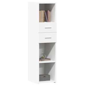 Skříň highboard bílá 30 x 42,5 x 124 cm kompozitní dřevo - obrázek 3