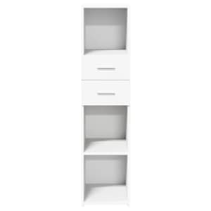 Skříň highboard bílá 30 x 42,5 x 124 cm kompozitní dřevo - obrázek 4