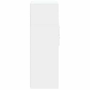 Skříň highboard bílá 30 x 42,5 x 124 cm kompozitní dřevo - obrázek 5
