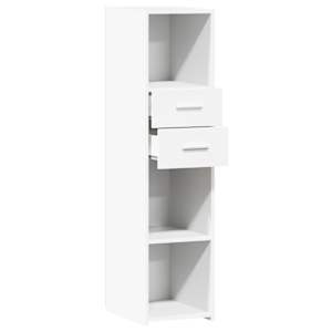 Skříň highboard bílá 30 x 42,5 x 124 cm kompozitní dřevo - obrázek 7