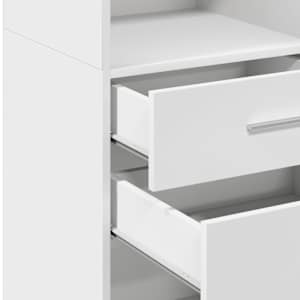 Skříň highboard bílá 30 x 42,5 x 124 cm kompozitní dřevo - obrázek 8