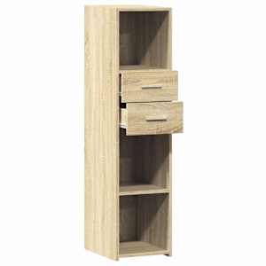 Skříň highboard dub sonoma 30 x 42,5 x 124 cm kompozitní dřevo - obrázek 7