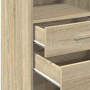 Skříň highboard dub sonoma 30 x 42,5 x 124 cm kompozitní dřevo - obrázek 8