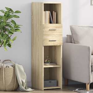 Skříň highboard dub sonoma 30 x 42,5 x 124 cm kompozitní dřevo - obrázek 1