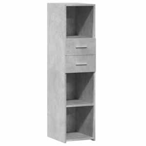 Skříň highboard betonově šedá 30x42,5x124 cm kompozitní dřevo - obrázek 2