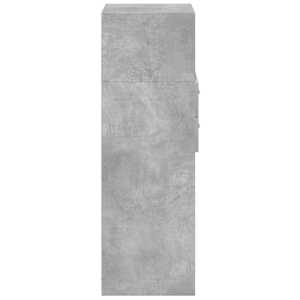 Skříň highboard betonově šedá 30x42,5x124 cm kompozitní dřevo - obrázek 5