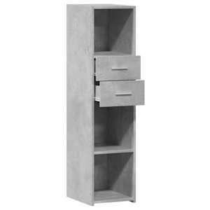 Skříň highboard betonově šedá 30x42,5x124 cm kompozitní dřevo - obrázek 7