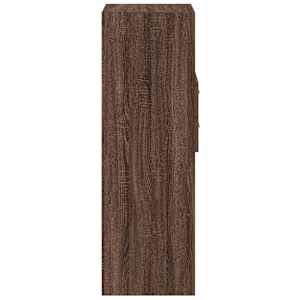 Skříň highboard hnědý dub 30 x 42,5 x 124 cm kompozitní dřevo - obrázek 5
