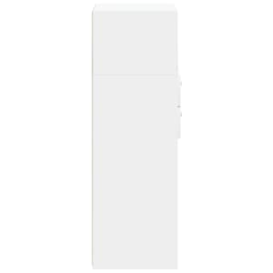 Skříň highboard bílá 40 x 42,5 x 124 cm kompozitní dřevo - obrázek 5