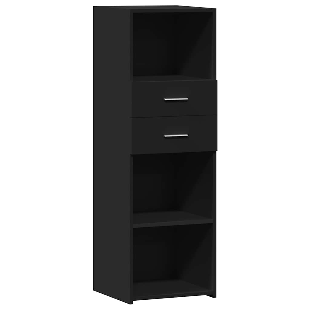 vidaXL Skříň highboard černá 40 x 42,5 x 124 cm kompozitní dřevo