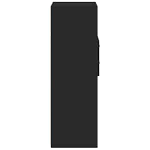 Skříň highboard černá 40 x 42,5 x 124 cm kompozitní dřevo - obrázek 5