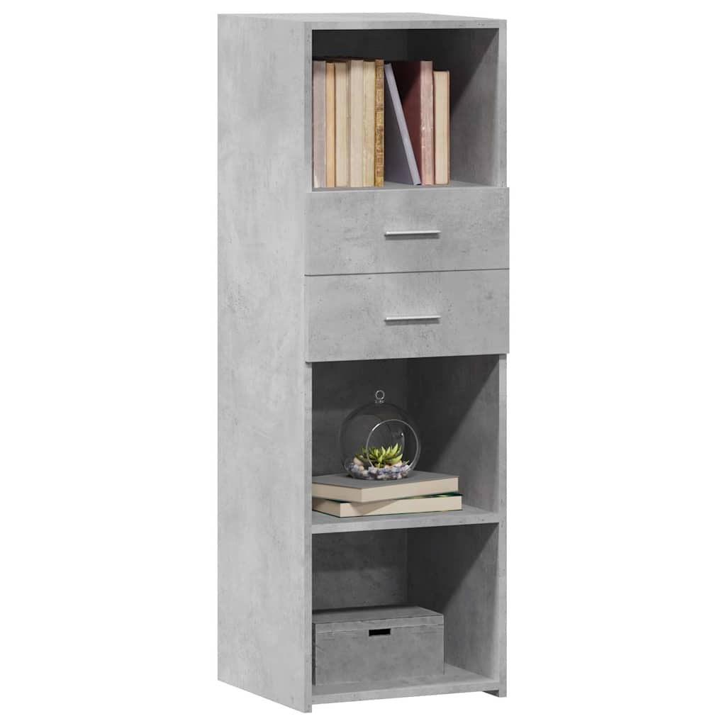 Thumbnail - vidaXL Highboard Betongrau 40x42,5x124 cm Holzwerkstoff