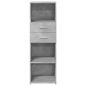 Skříň highboard betonově šedá 40x42,5x124 cm kompozitní dřevo - obrázek 4