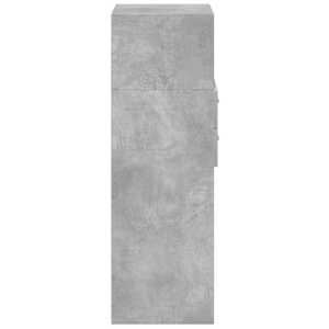 Skříň highboard betonově šedá 40x42,5x124 cm kompozitní dřevo - obrázek 5
