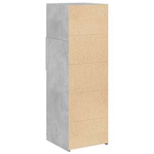 Skříň highboard betonově šedá 40x42,5x124 cm kompozitní dřevo - obrázek 6