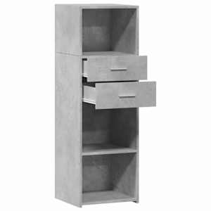 Skříň highboard betonově šedá 40x42,5x124 cm kompozitní dřevo - obrázek 7