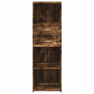 Skříň highboard kouřový dub 40 x 42,5 x 124 cm kompozitní dřevo - obrázek 4