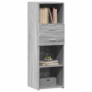 Skříň highboard šedá sonoma 40 x 42,5 x 124 cm kompozitní dřevo - obrázek 3