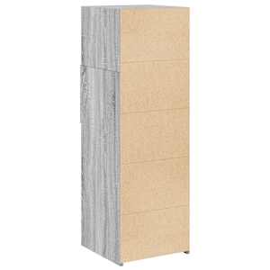 Skříň highboard šedá sonoma 40 x 42,5 x 124 cm kompozitní dřevo - obrázek 6
