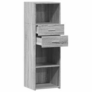 Skříň highboard šedá sonoma 40 x 42,5 x 124 cm kompozitní dřevo - obrázek 7