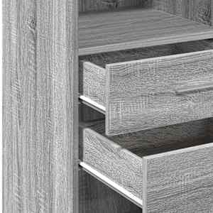 Skříň highboard šedá sonoma 40 x 42,5 x 124 cm kompozitní dřevo - obrázek 8