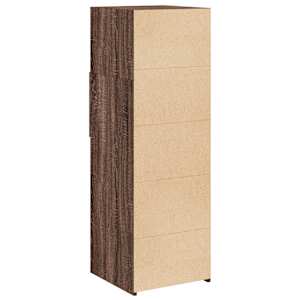 Skříň highboard hnědý dub 40 x 42,5 x 124 cm kompozitní dřevo - obrázek 6