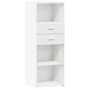 Skříň highboard bílá 45 x 42,5 x 124 cm kompozitní dřevo - obrázek 2