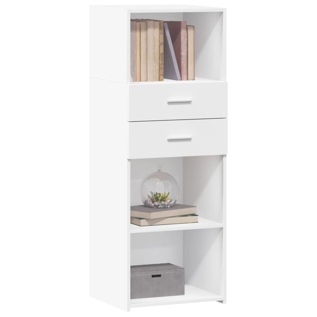 Thumbnail - vidaXL Highboard Weiß 45x42,5x124 cm Holzwerkstoff